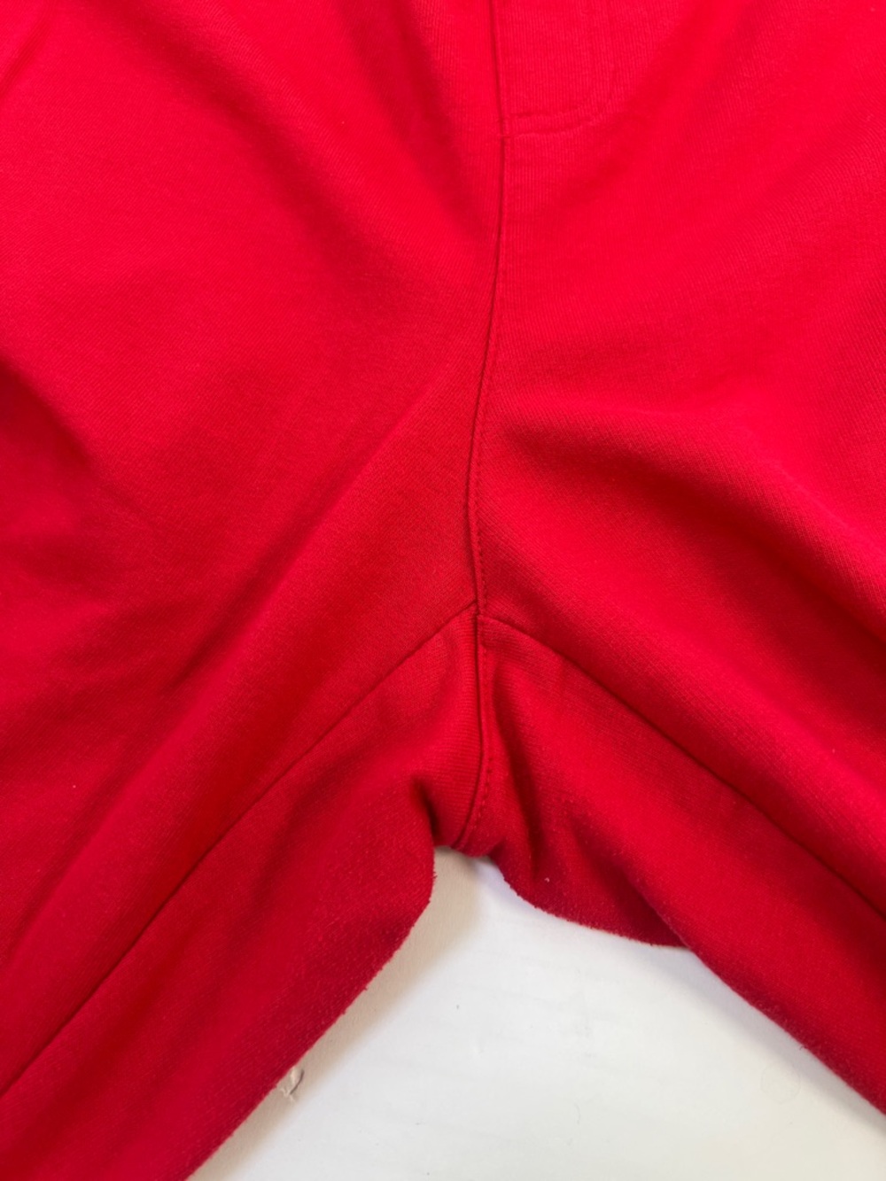Quacker Factory Red Elastic Waist Capris with Gold Anchor Sparkly Accents - 1X - Picture 12 of 16